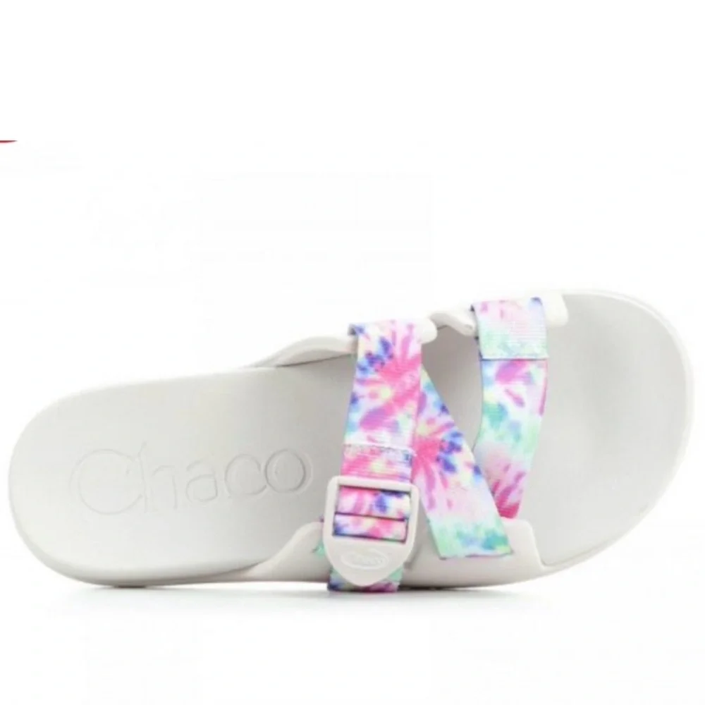 Chaco Chillos Slides Light Tie-Dye Kids Size 4